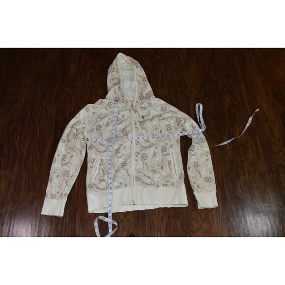 Old Navy Women's Size Large Zipper Jacket Sweatshirt Vintage Y2K Paisley Pattern - Picture 5 of 7